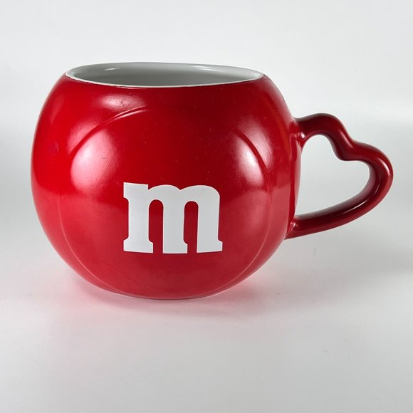 Mars Red M M Oversized Coffee Cup Mug Ceramic Teleflora Souvenir Replacement - Picture 1 of 12